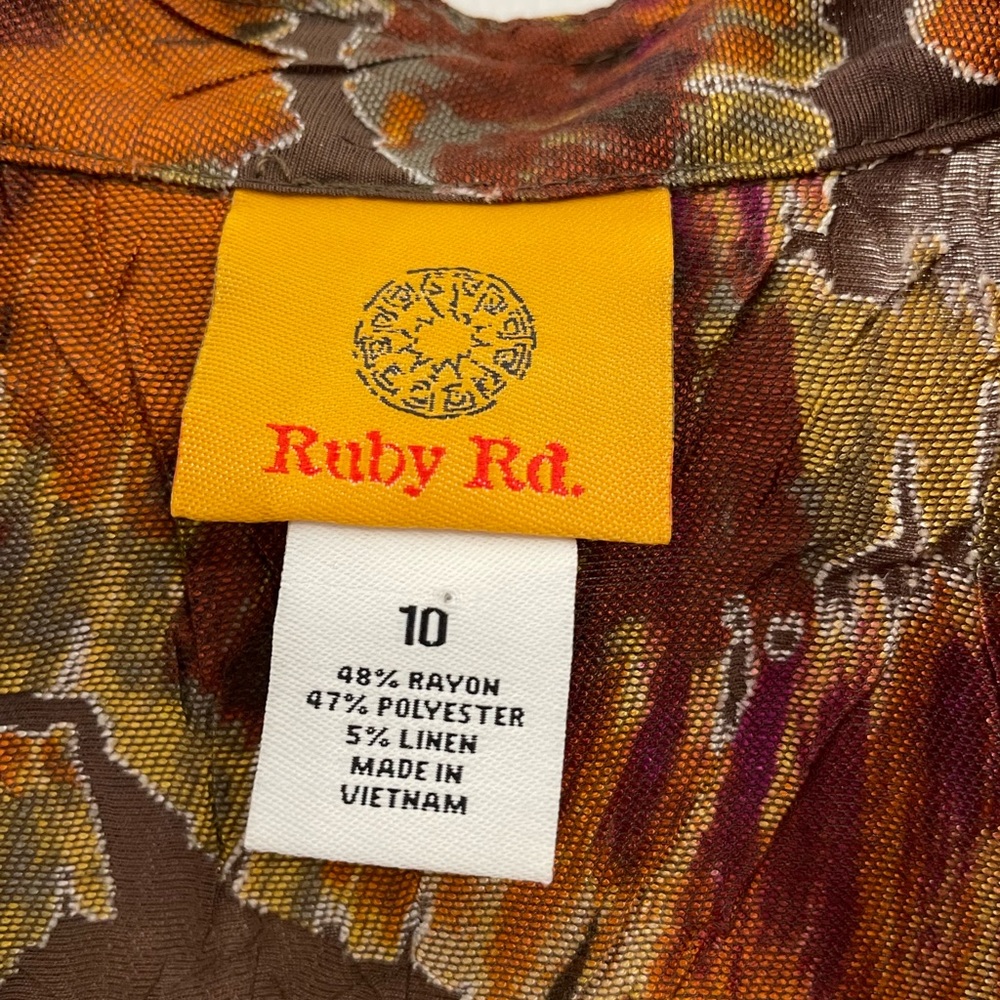 NWT Ruby Rd. Colorful Patterned Jacket - Picture 3 of 7